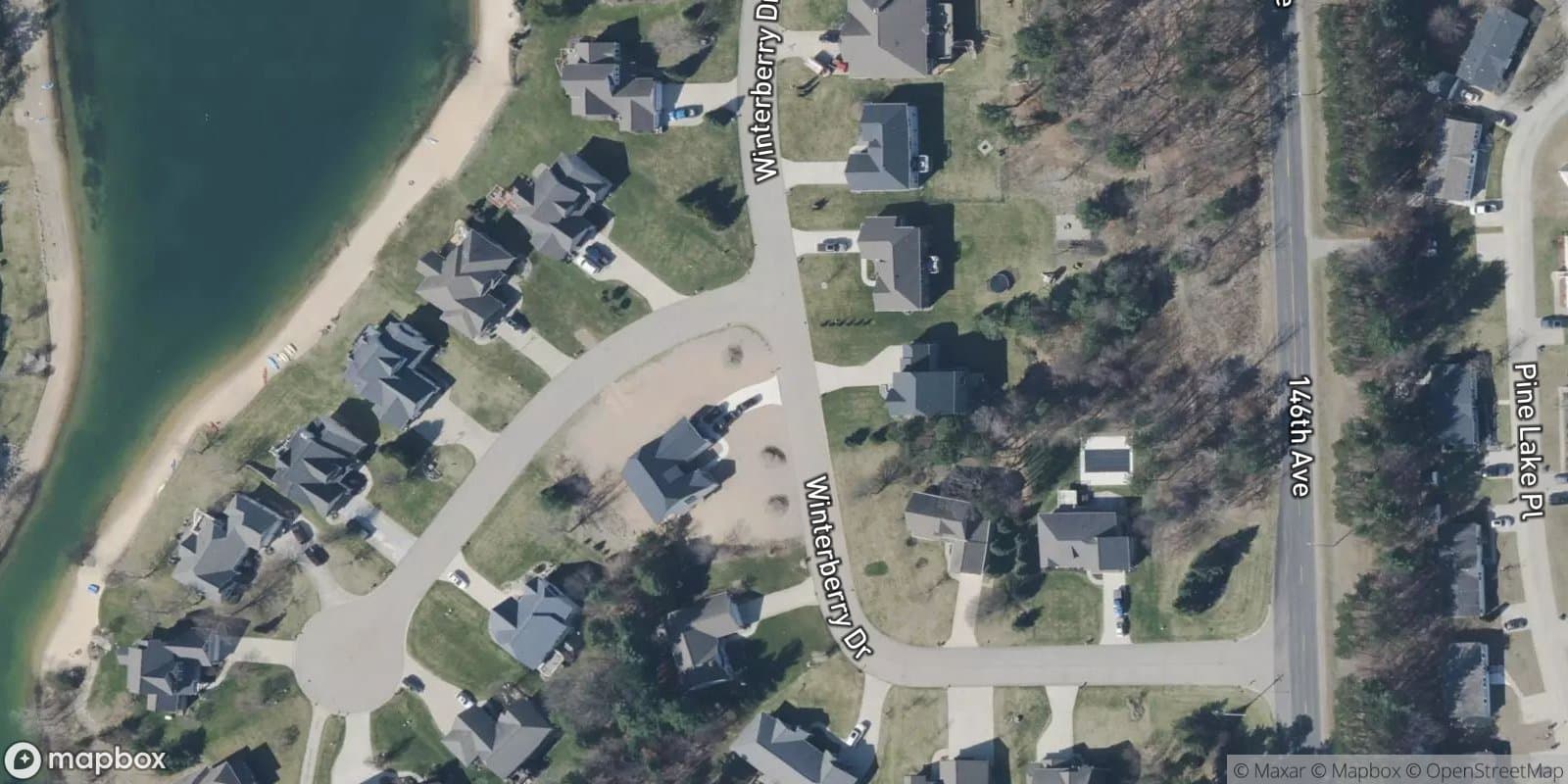 The Corners No 2 — satellite view