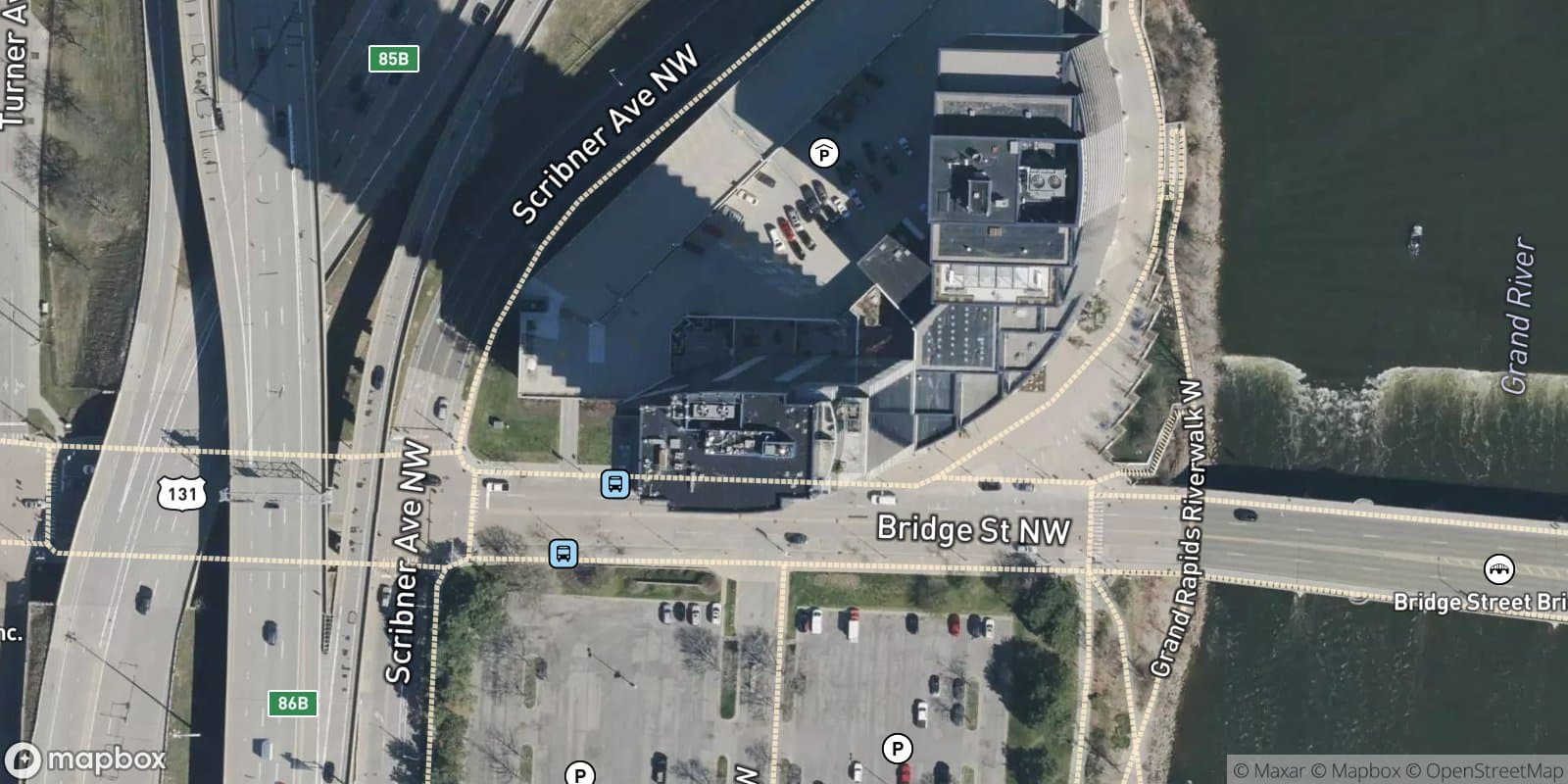 River House at Bridgewater Place — satellite view
