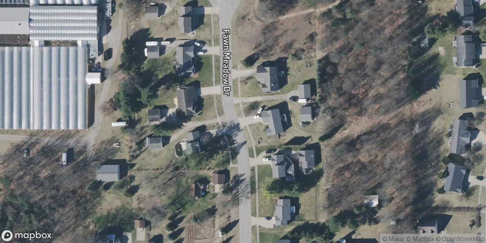 Fawn Meadow Wood — satellite view