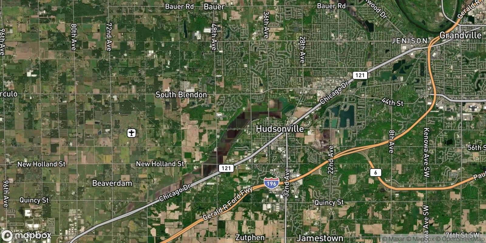 Brookfield West Area — satellite view