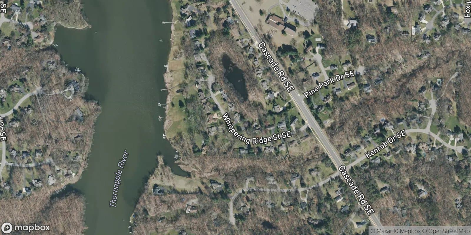 Thornapple Woods — satellite view