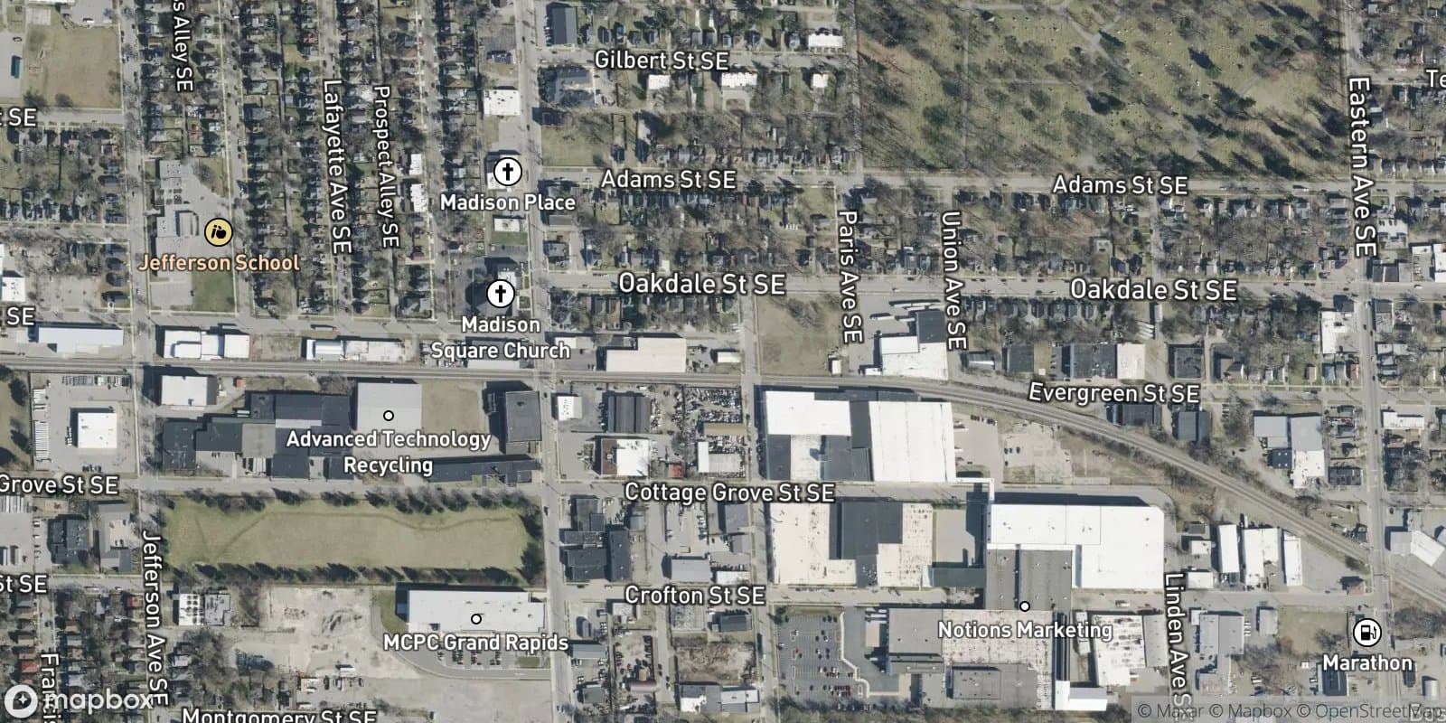 Weston & Meigs' Addition — satellite view