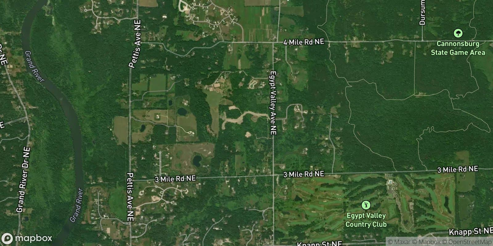 Wilden Ridge — satellite view