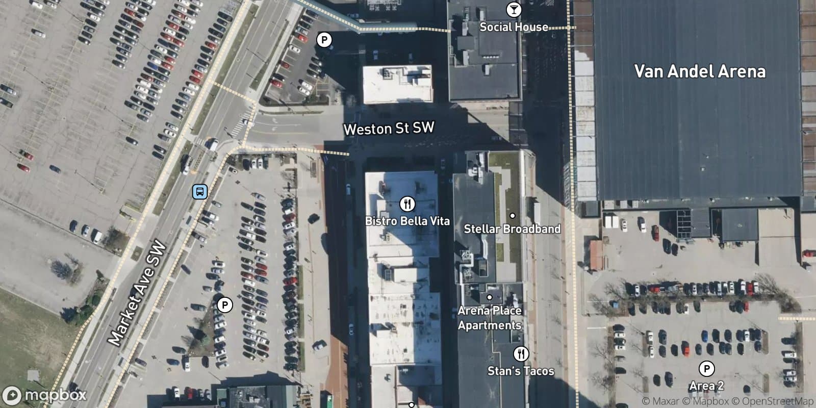 Market Square Building — satellite view