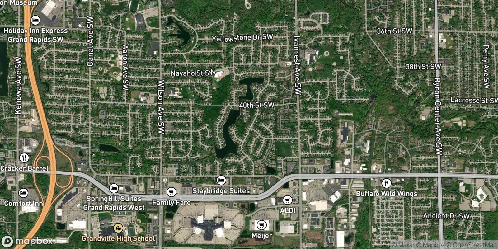 Johnson Estates — satellite view