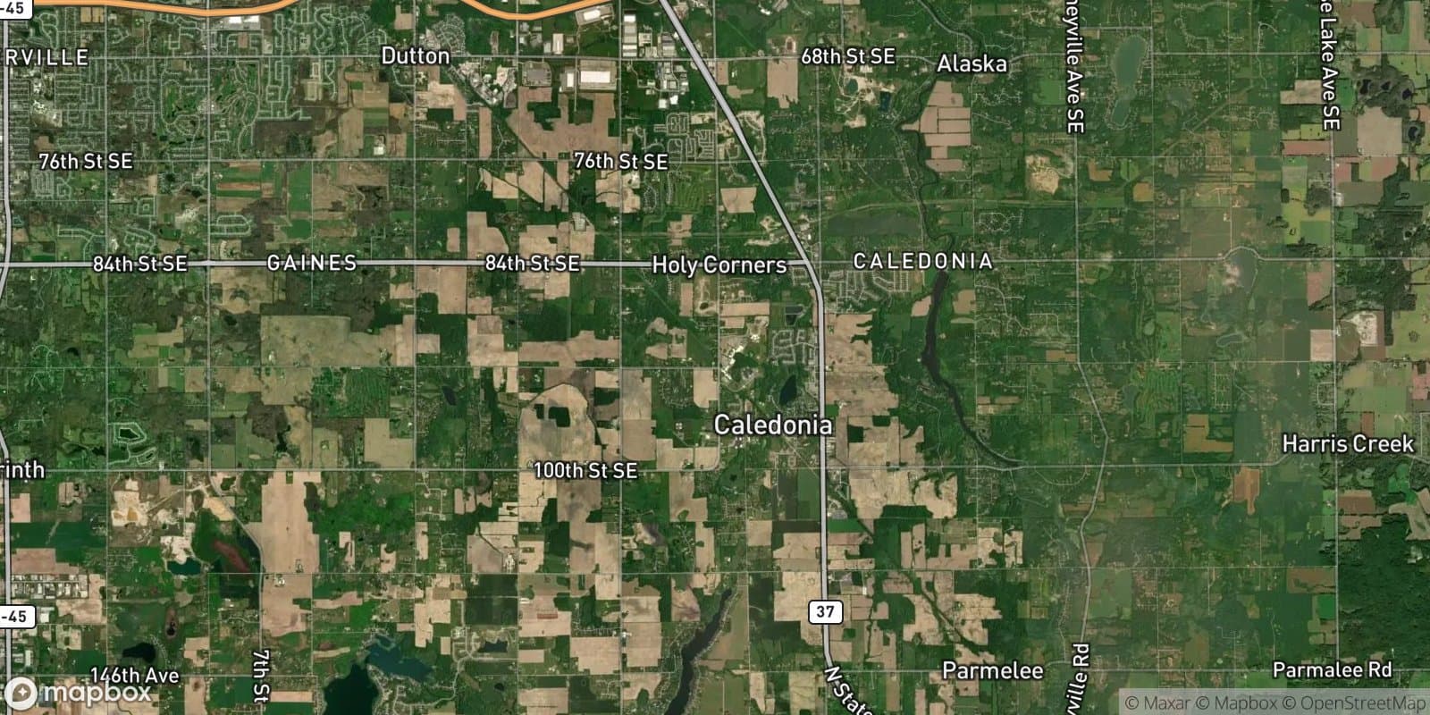 92nd St & Kraft Ave Area — satellite view