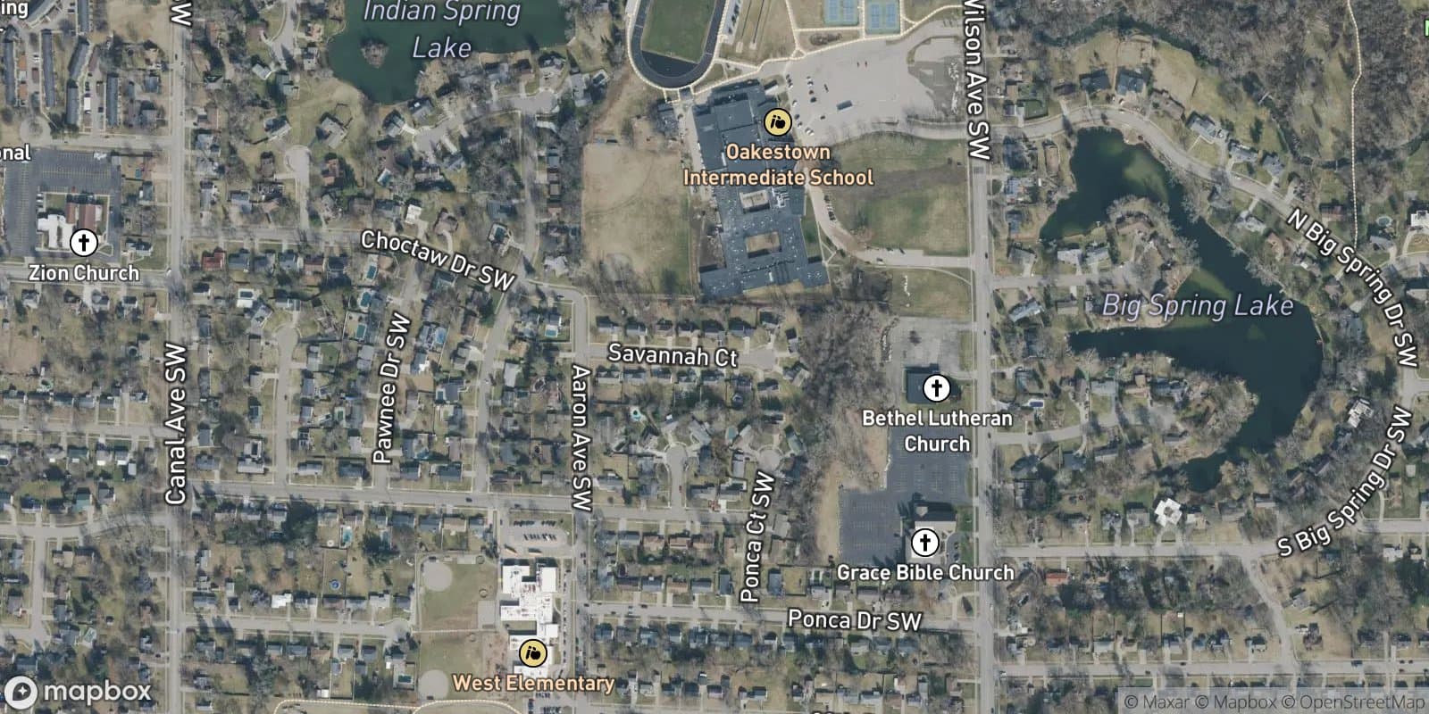 Rivertown Site Condominiums — satellite view