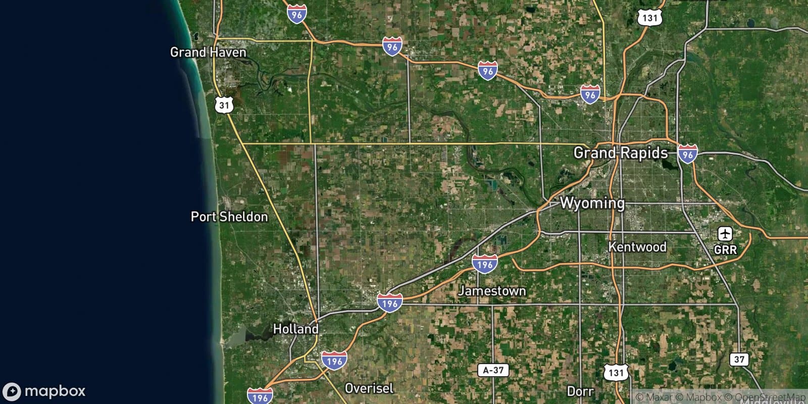 72nd Avenue & Bauer Road Area — satellite view