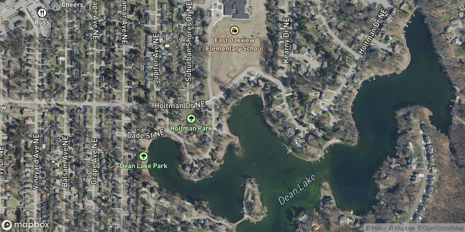 Suburban Shores — satellite view