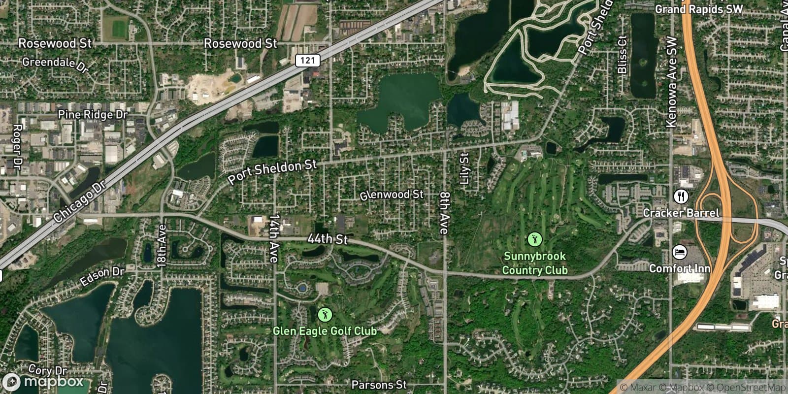 Baker-Huizen Sub — satellite view