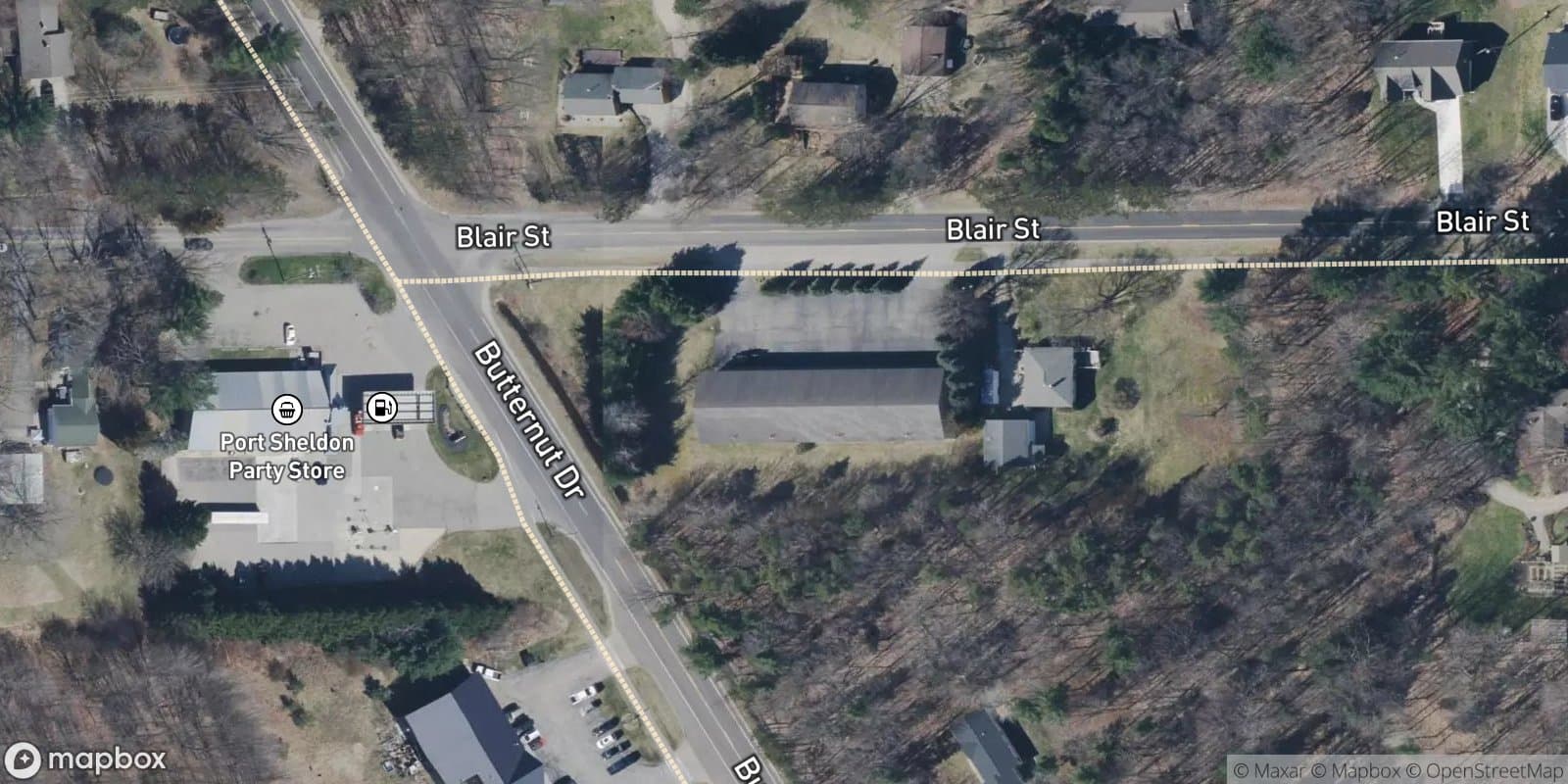 Pigeon Lake Storage Condo — satellite view
