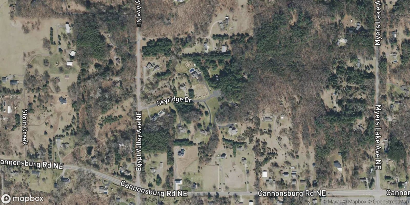 Skyview Estates — satellite view