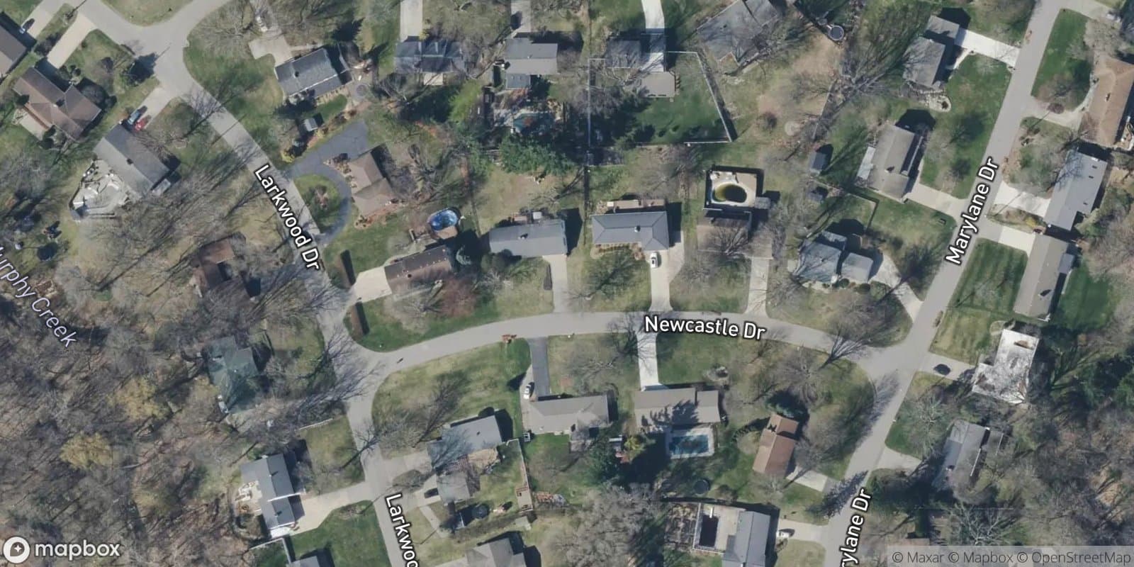 Larkwood Plat — satellite view