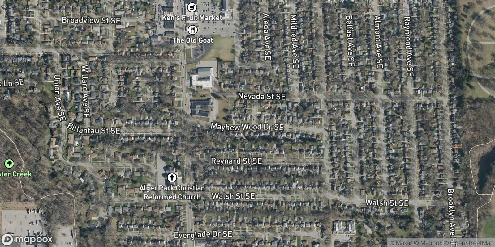 Mayhew-Wood Plat — satellite view