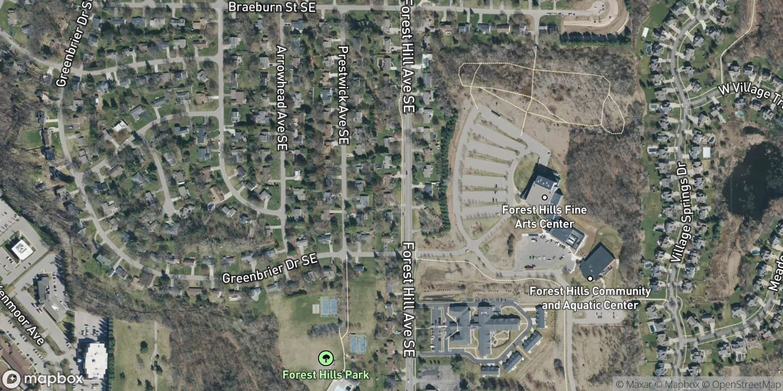 Forest Hills Road Plat — satellite view