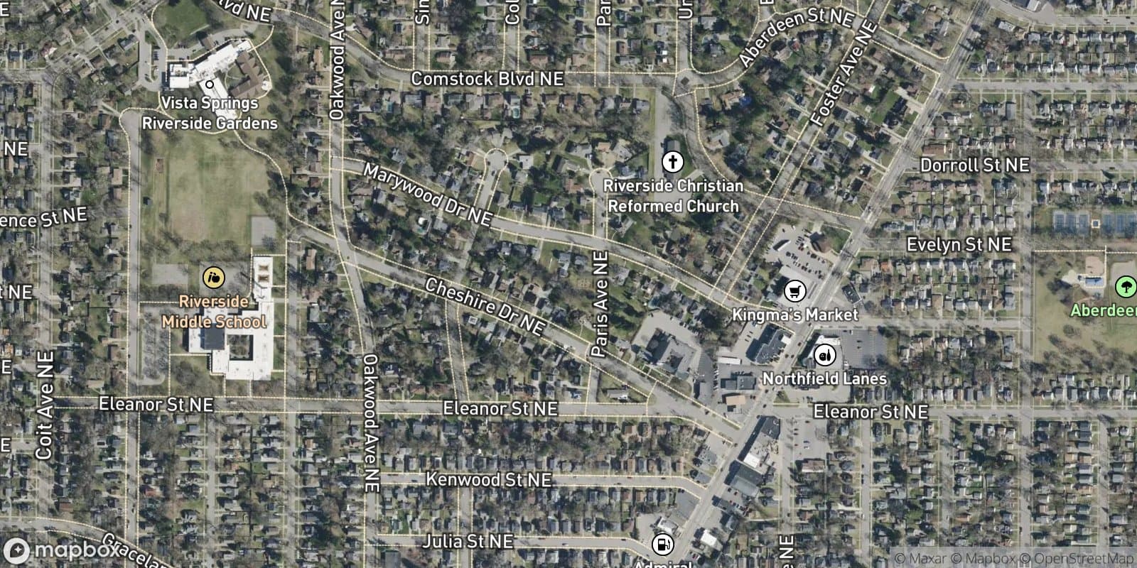 Riverside Gardens Add. No.7 — satellite view