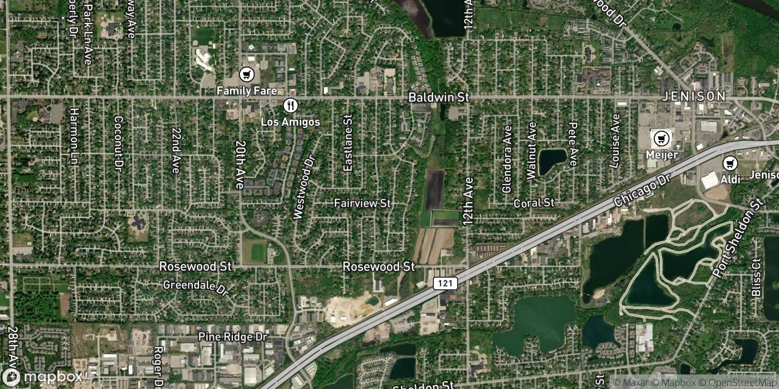 Jenison Woodcrest Plat — satellite view
