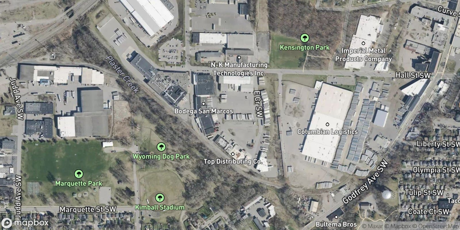 Terminal Add. — satellite view