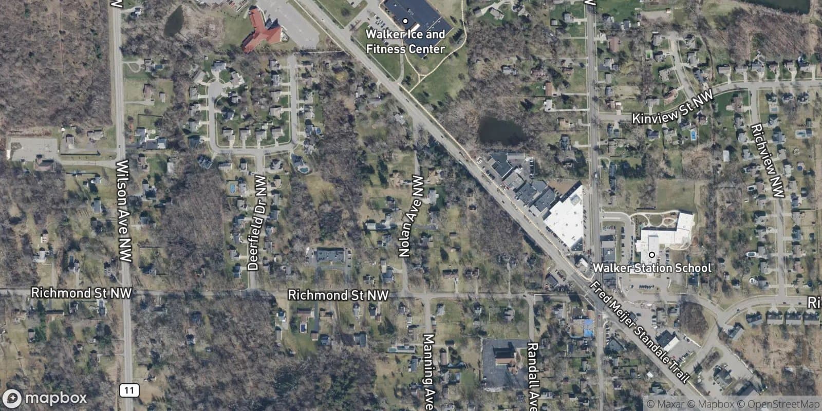 John Nolan Plat — satellite view