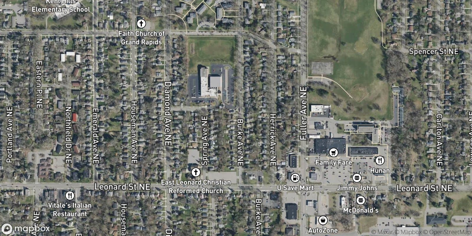 Woodmere — satellite view