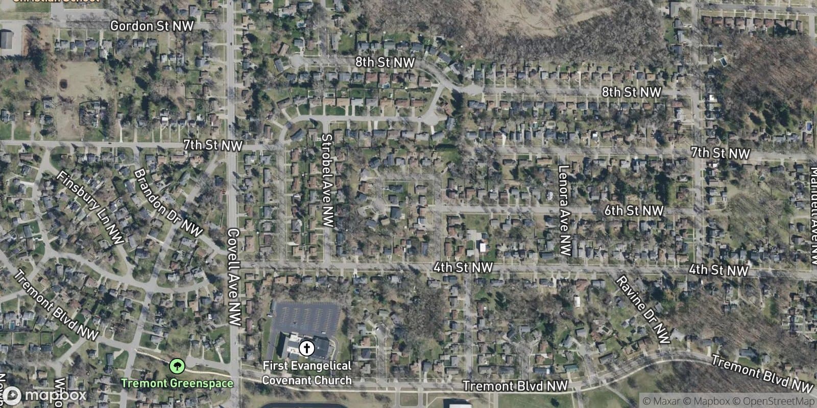 Northwest Hilltop Add. — satellite view