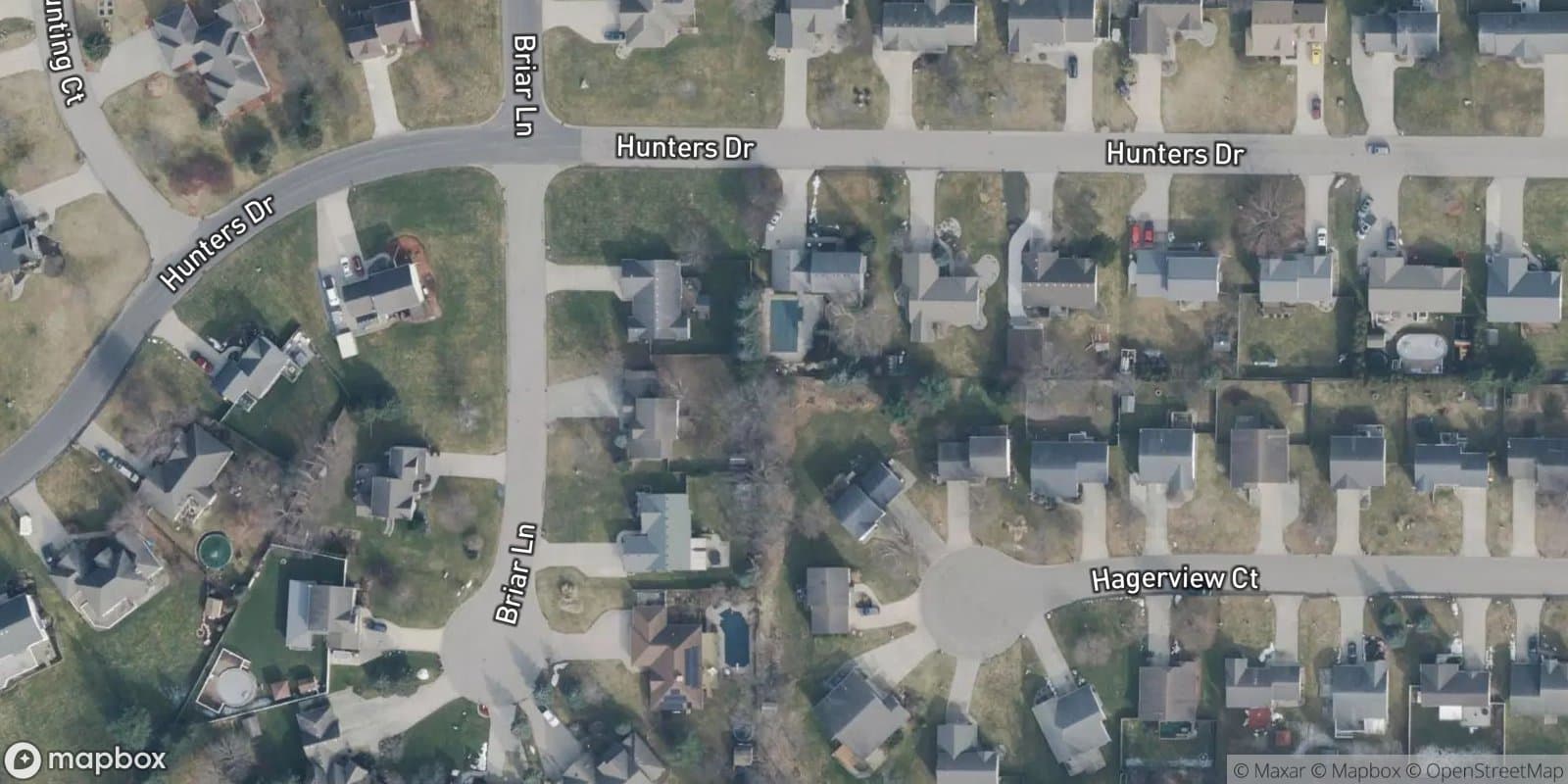 Hunters Ridge Estates — satellite view