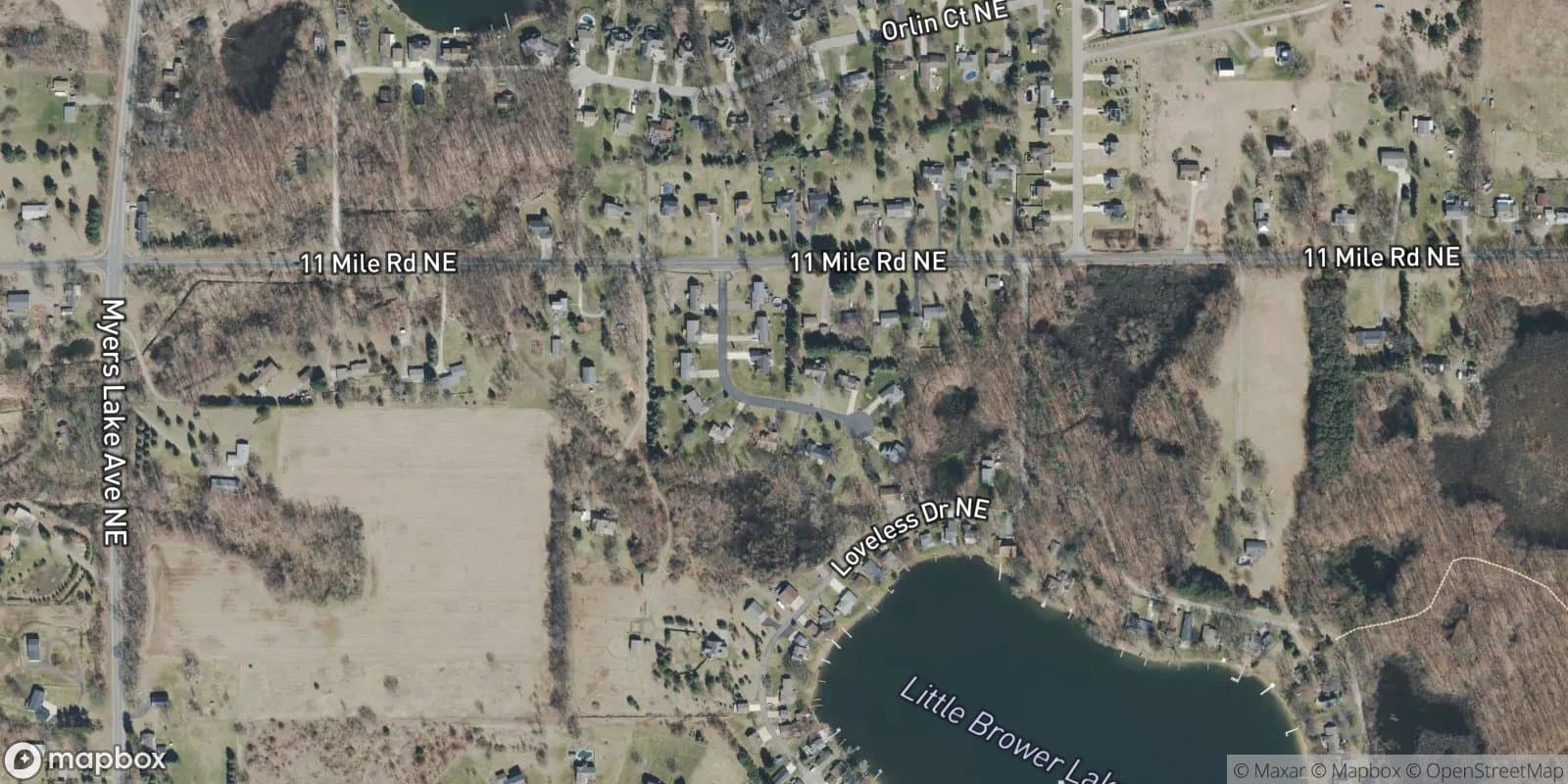 Walnut Estates Condominiums — satellite view