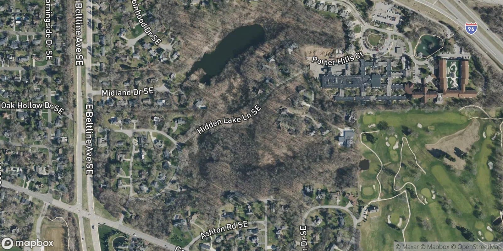 Hidden Lake Plat — satellite view