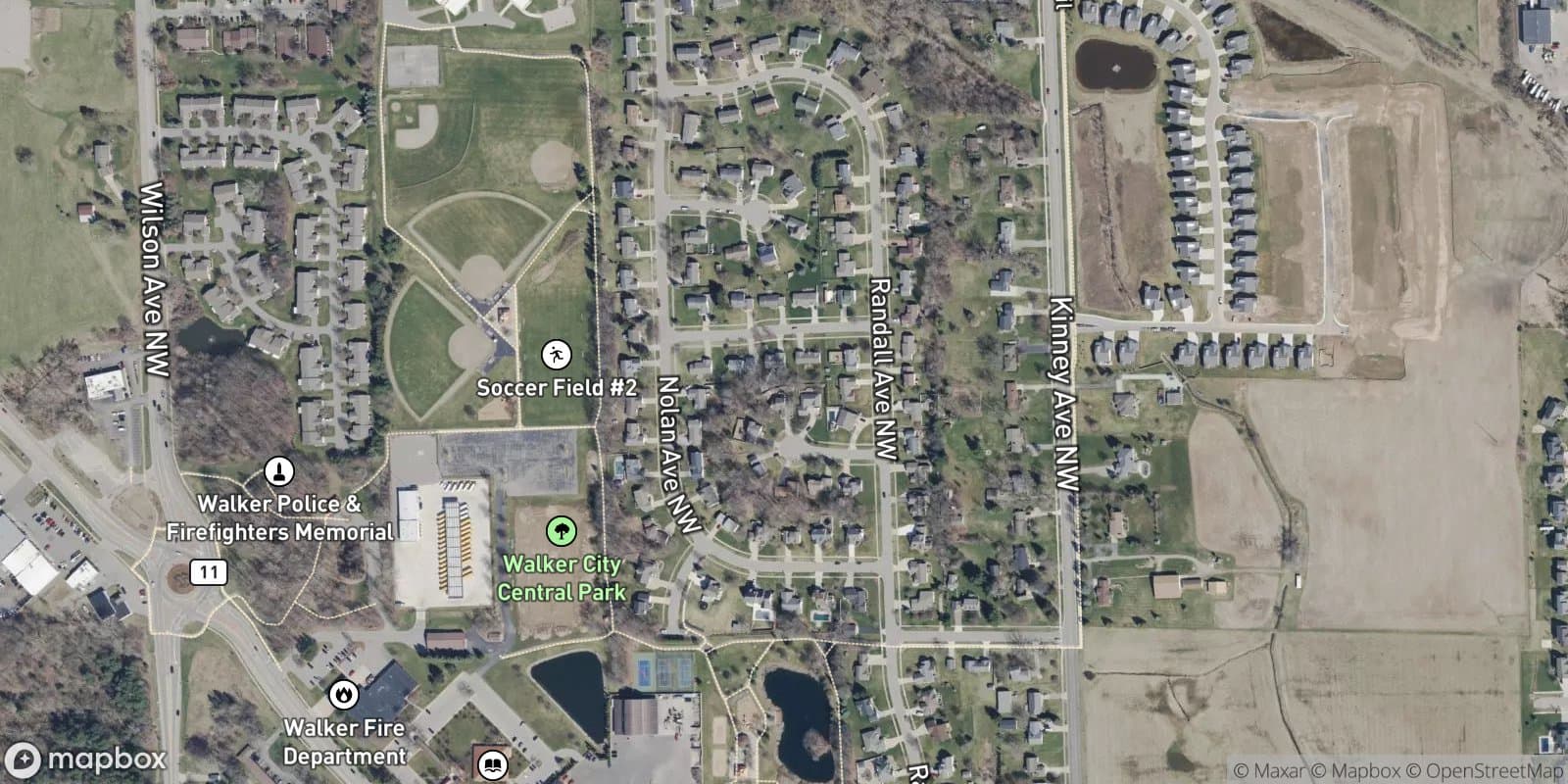 Cragmont Estates — satellite view