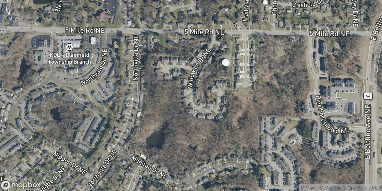 Treemont Condominium — satellite view
