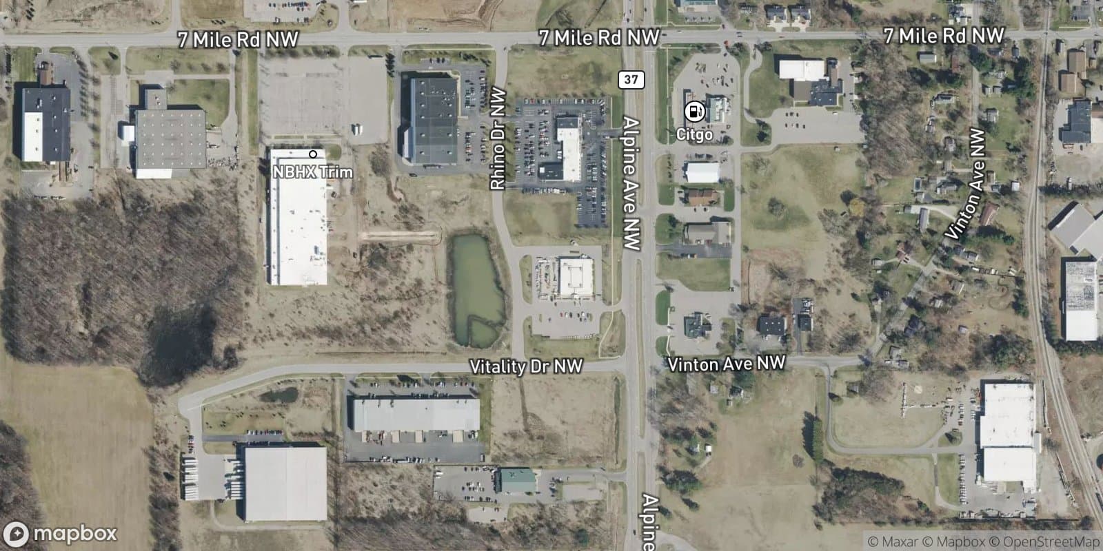 Eldean Commercial Plat — satellite view