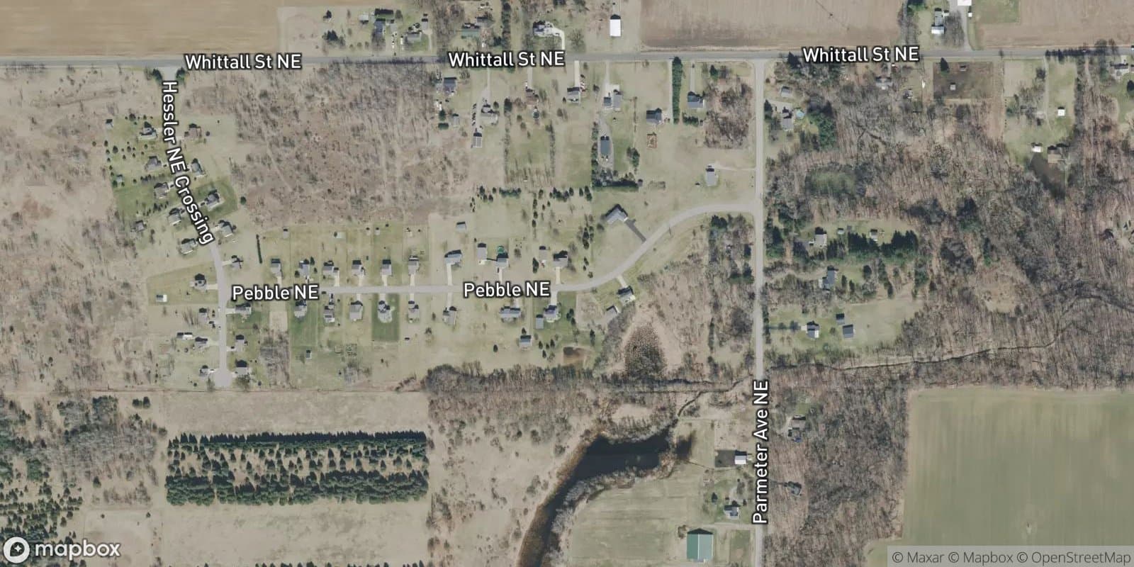 Rolling Meadow Estates — satellite view
