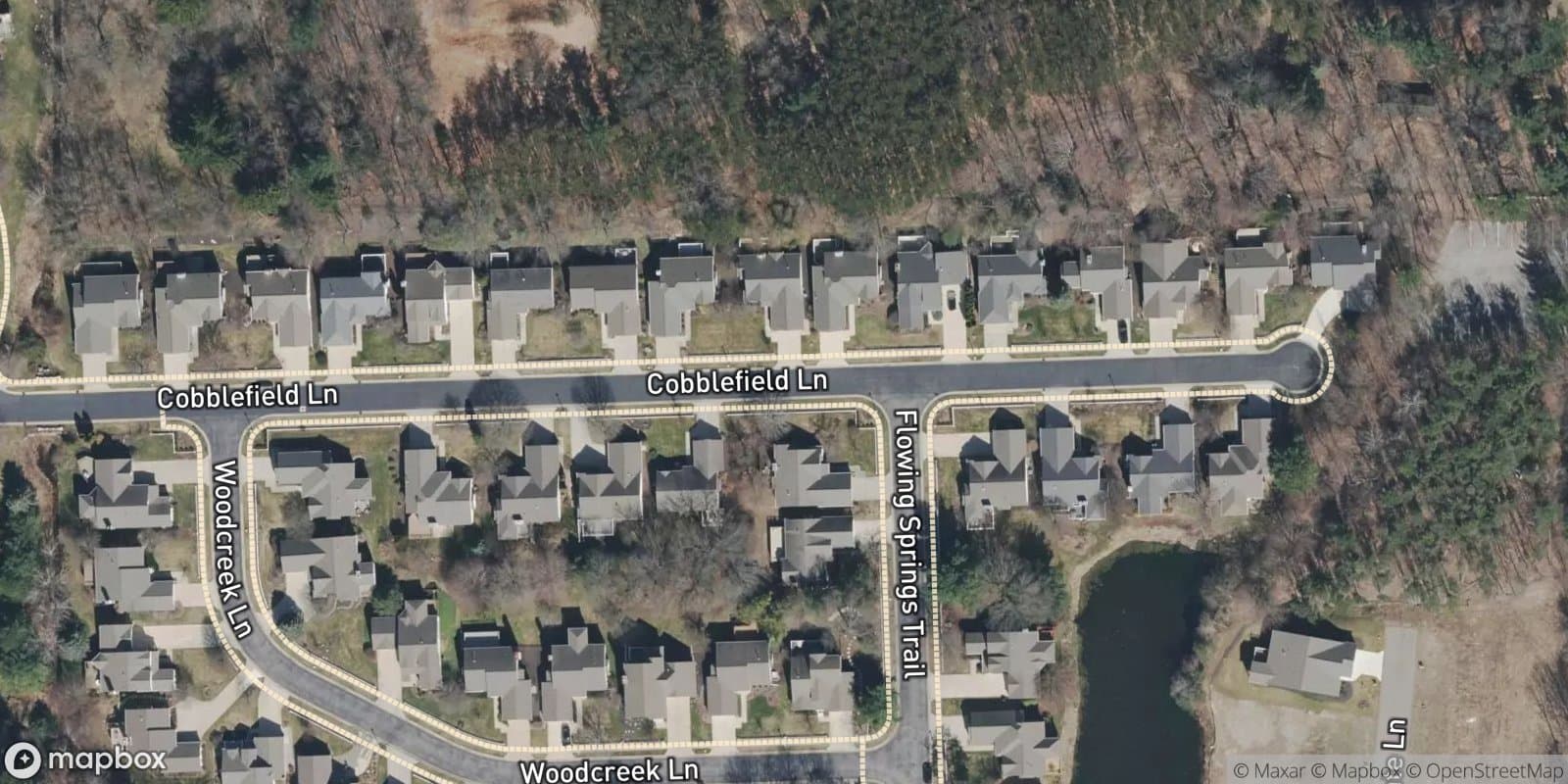 Parsons Walk Phase 2 — satellite view