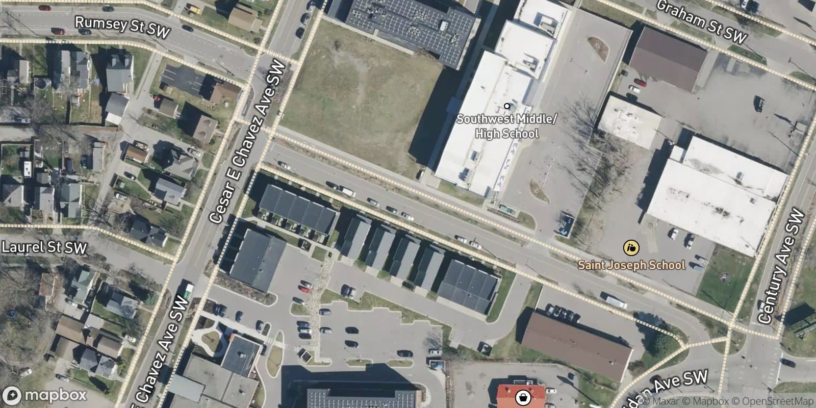 Plaza Roosevelt — satellite view