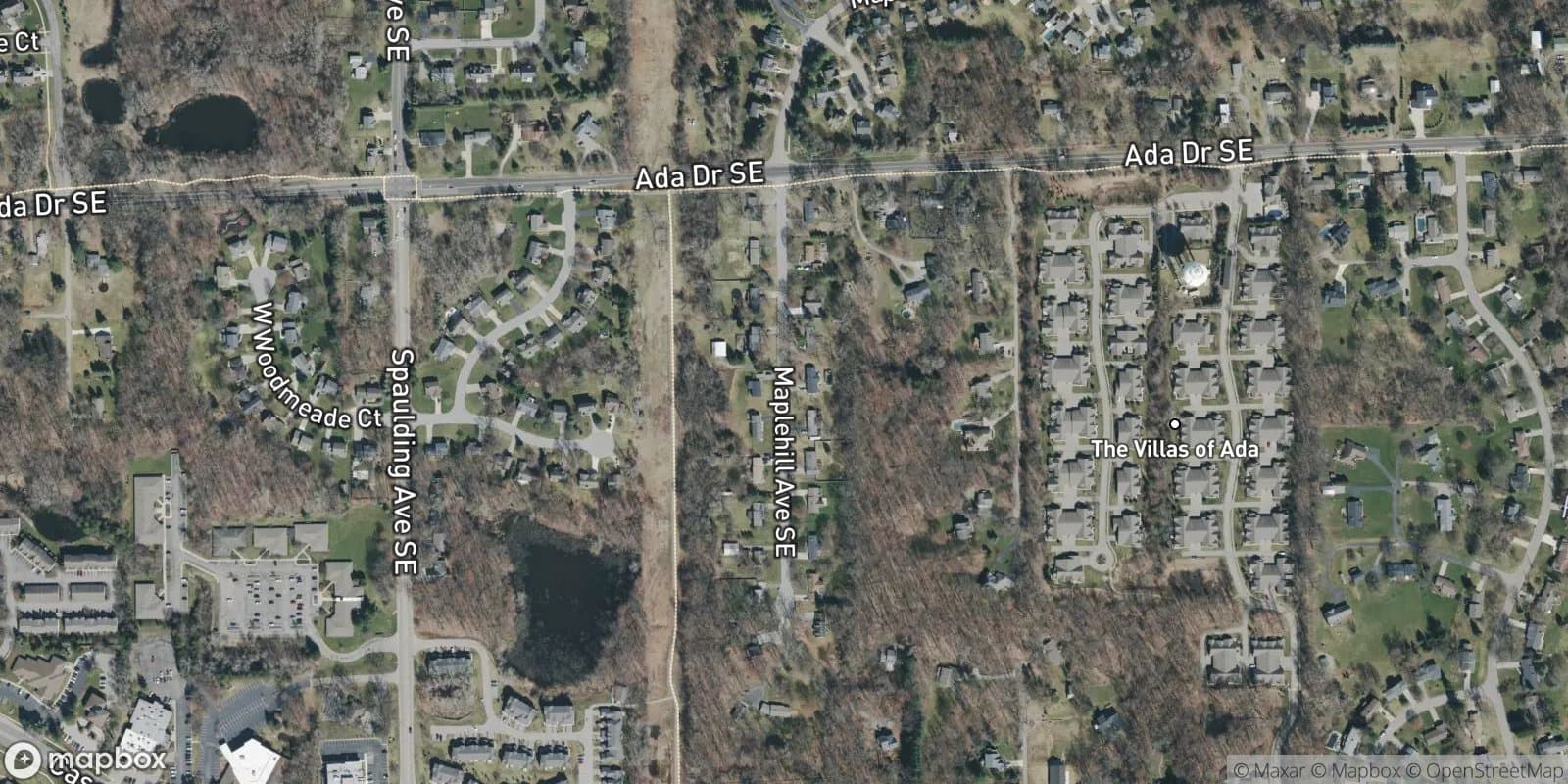 Maple Hill Estates — satellite view