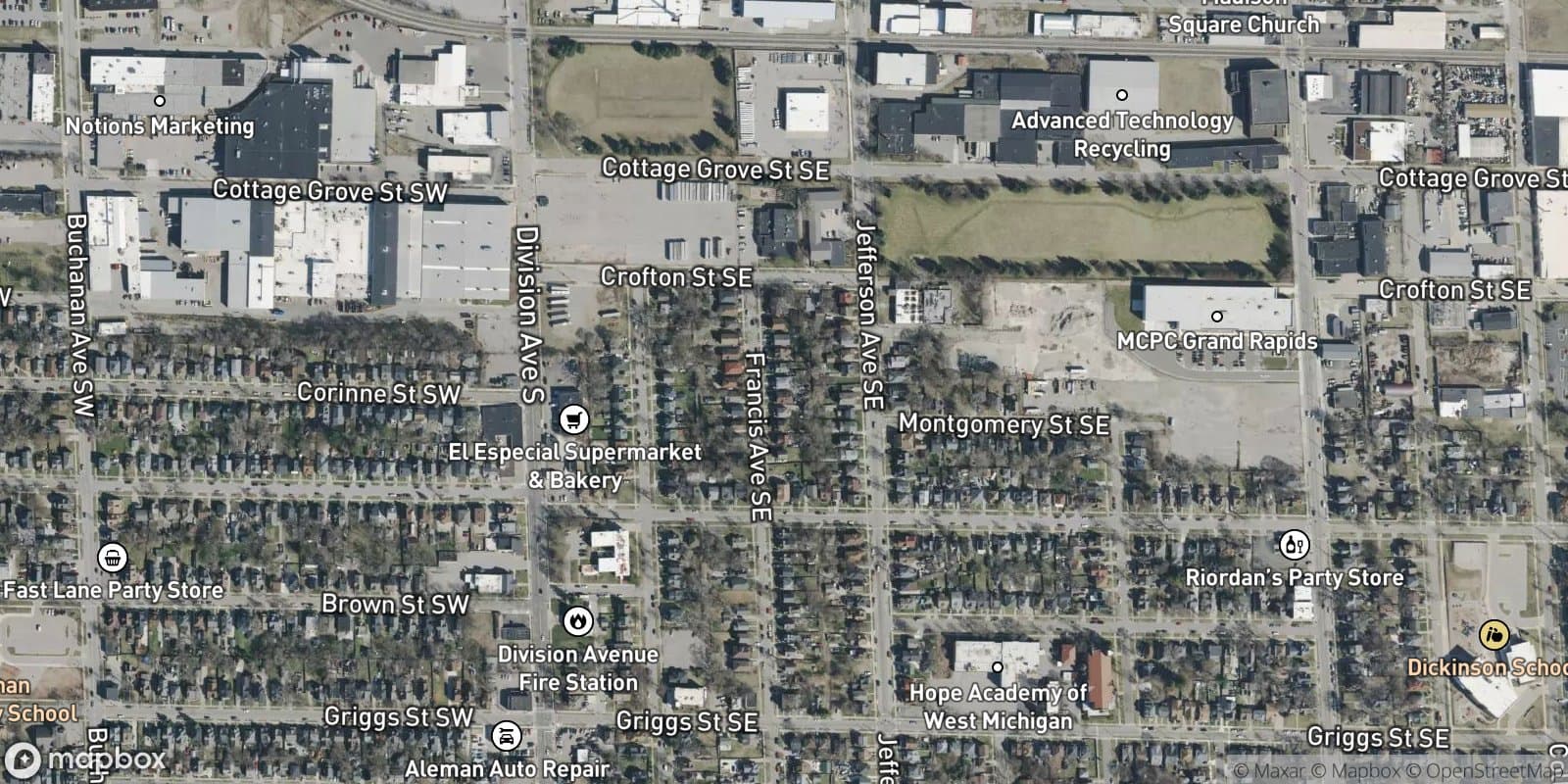 Harvey Add. — satellite view