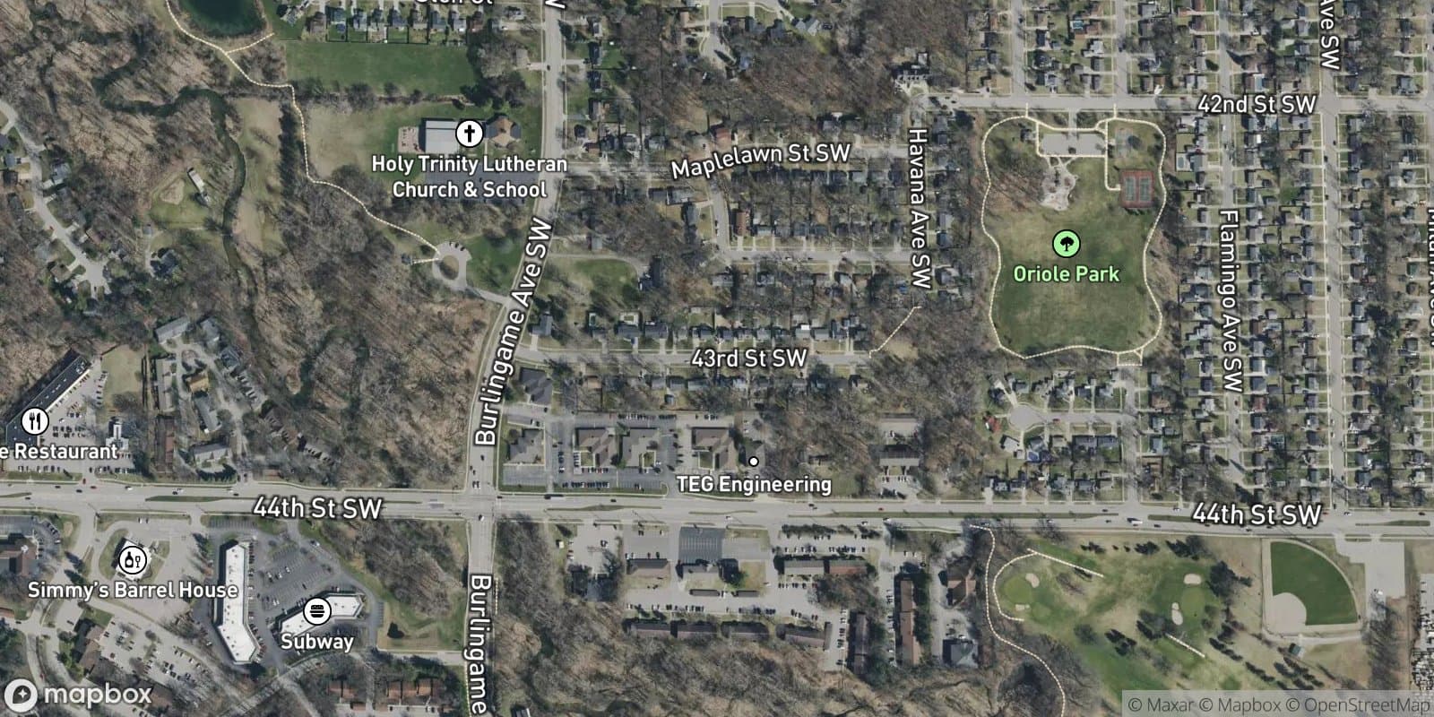 Oak Knolls Plat No.1 — satellite view