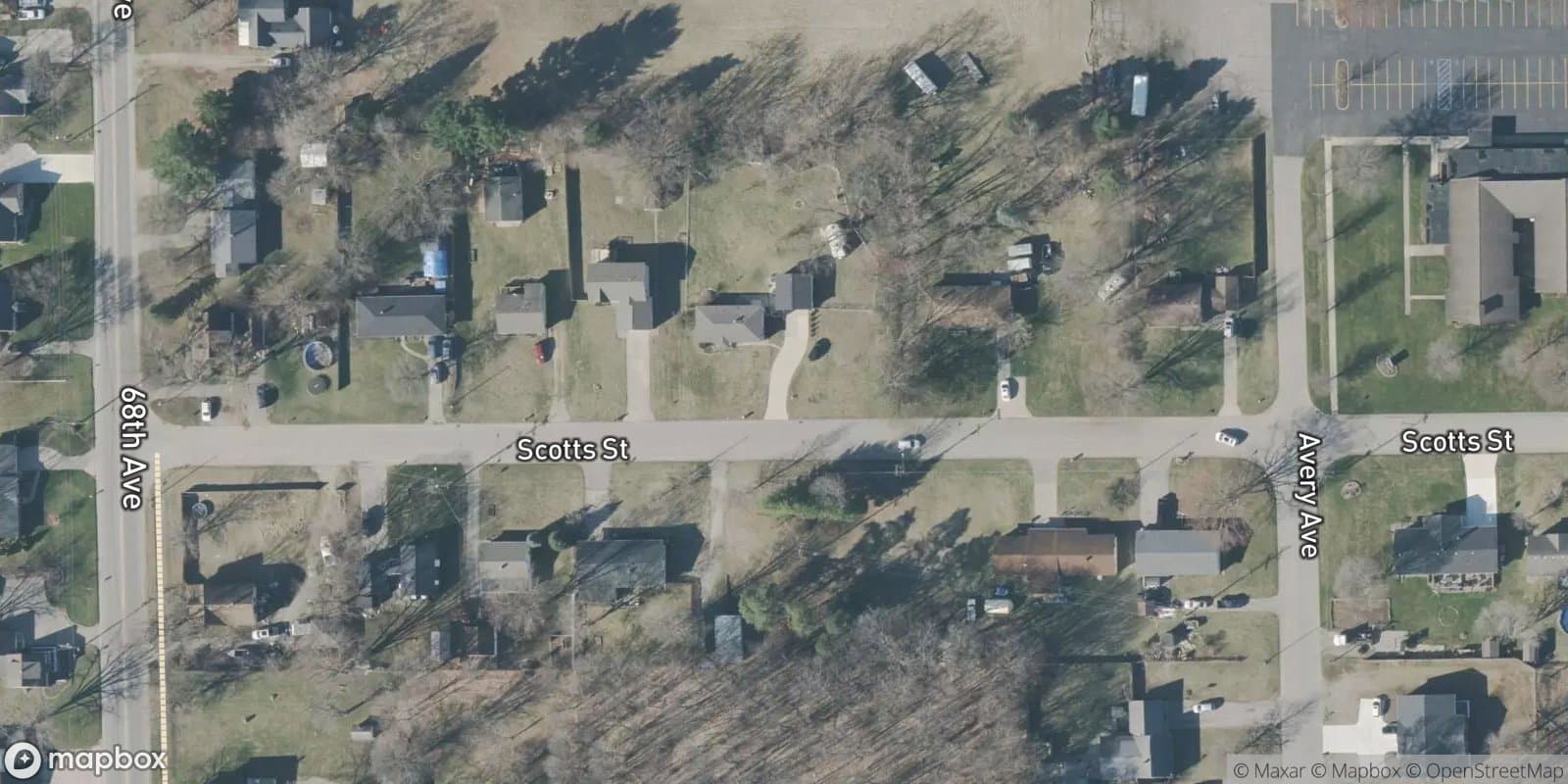 Mel Scott Plat — satellite view