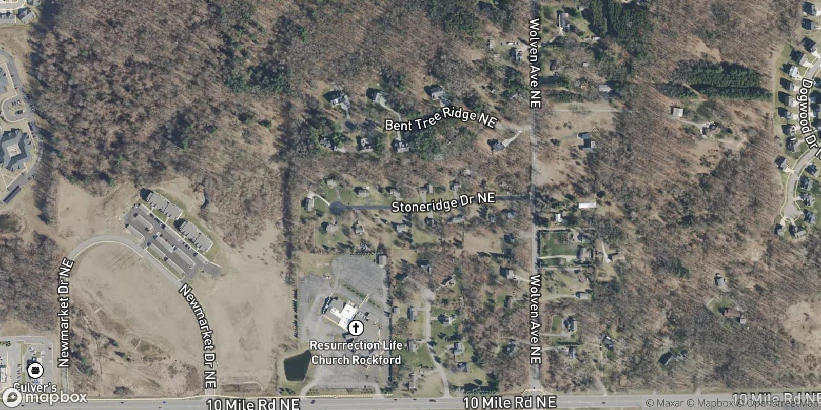 Stoneridge Estates — satellite view