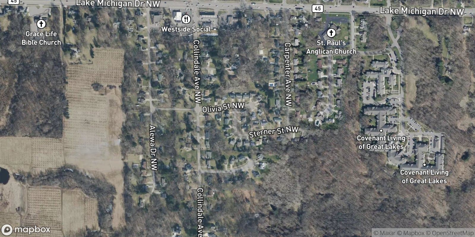 Collindale Meadows — satellite view