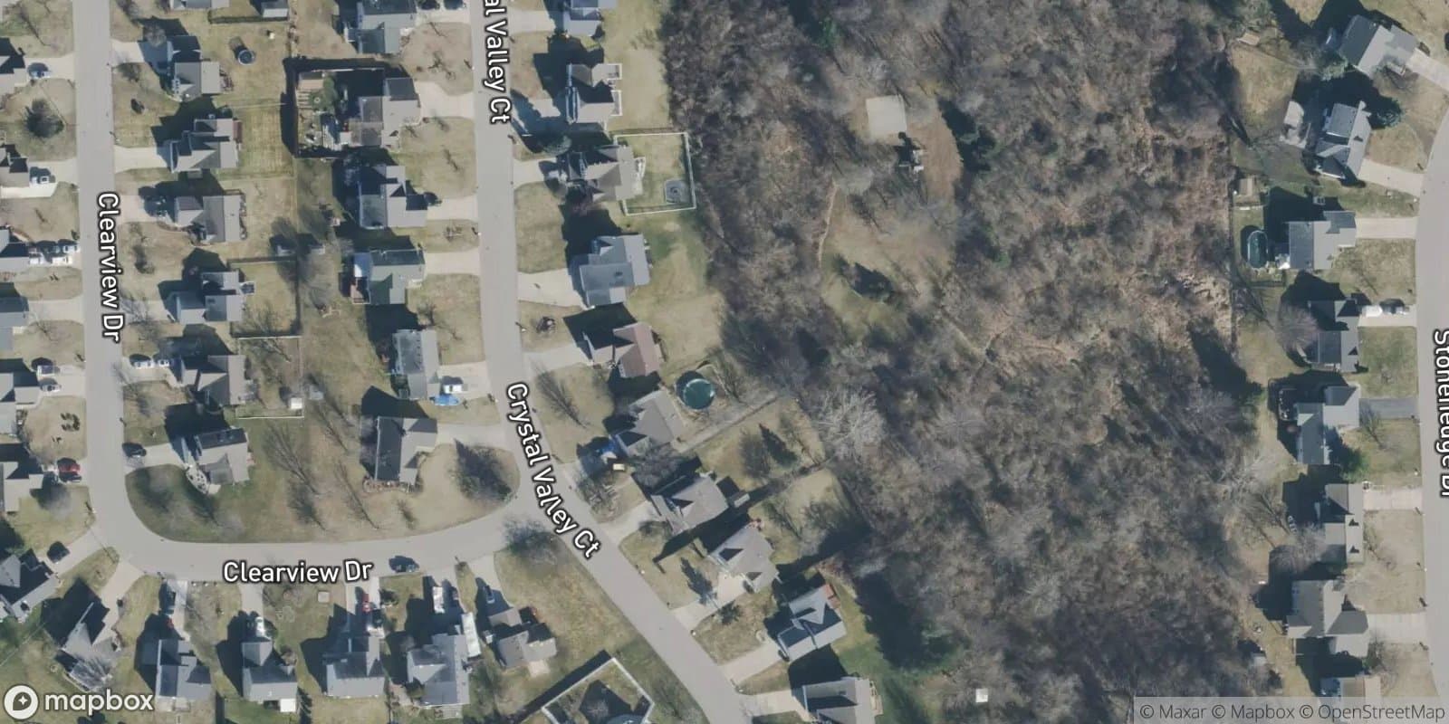 Crystal Valley — satellite view