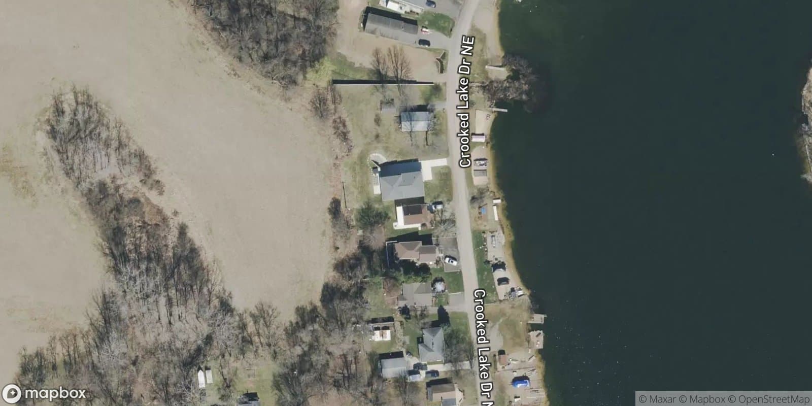 Crooked Lake Park — satellite view
