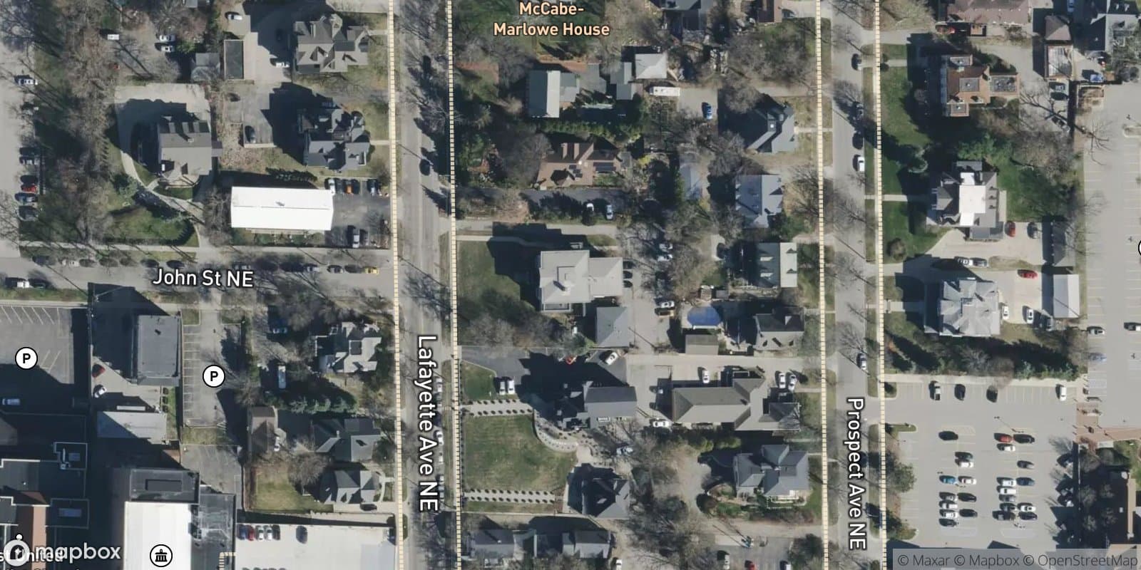 Philo C. Fuller House — satellite view