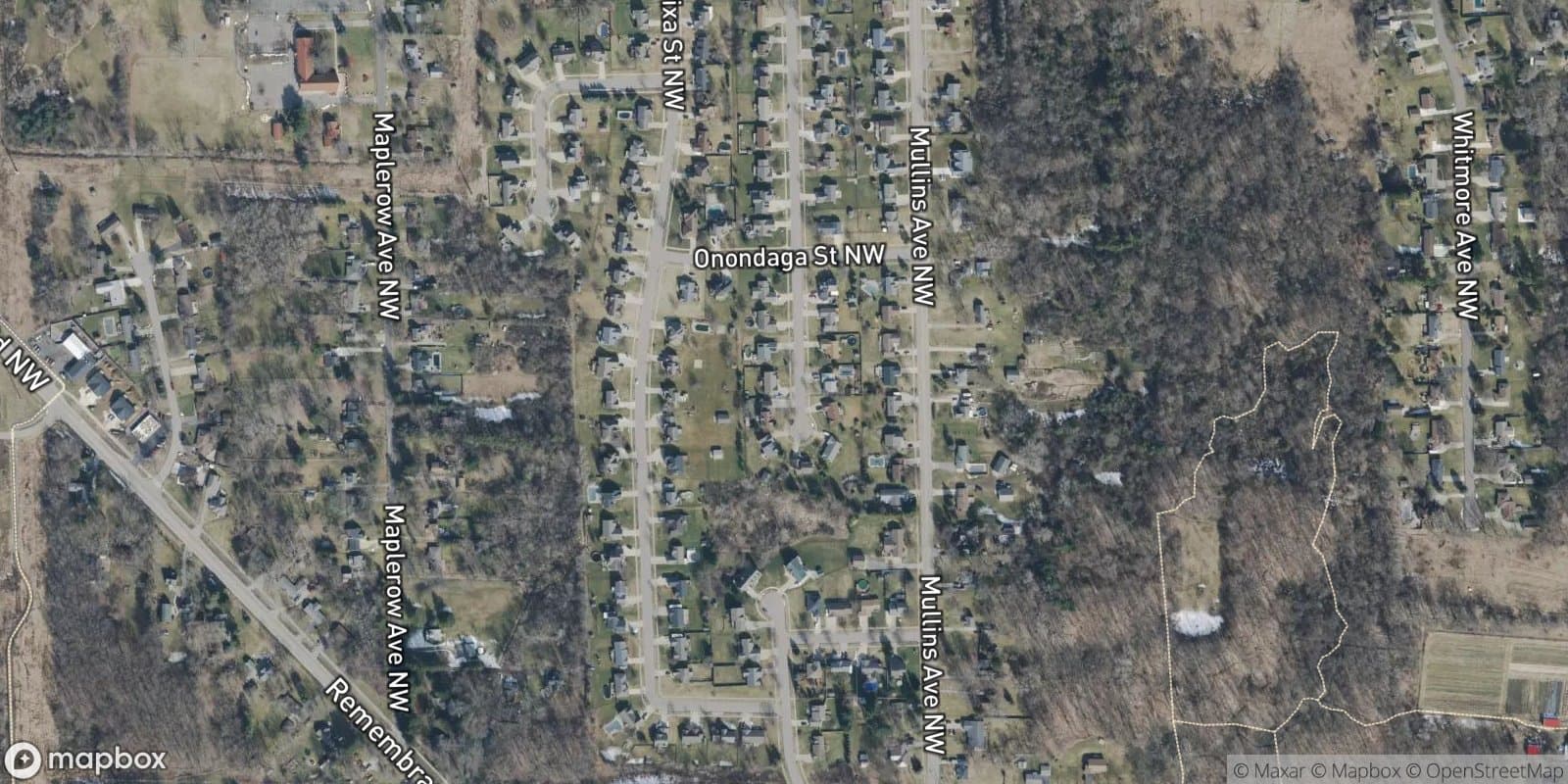 Mullins Meadow — satellite view