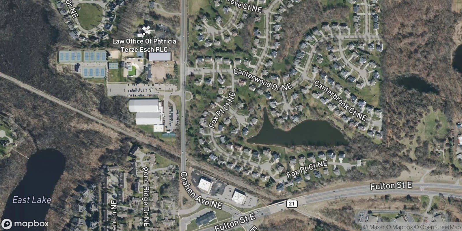 The Orchard'S — satellite view