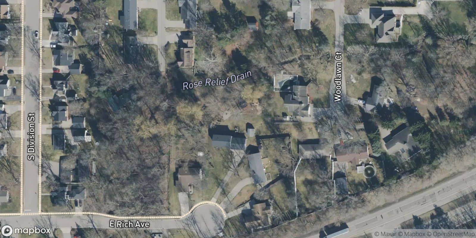 Rich Avenue Homesites — satellite view