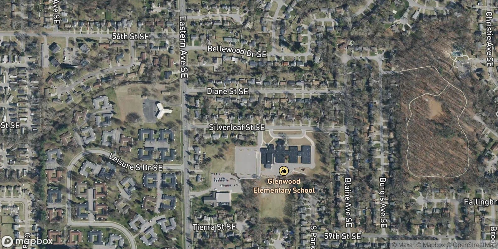 Breton Woods — satellite view