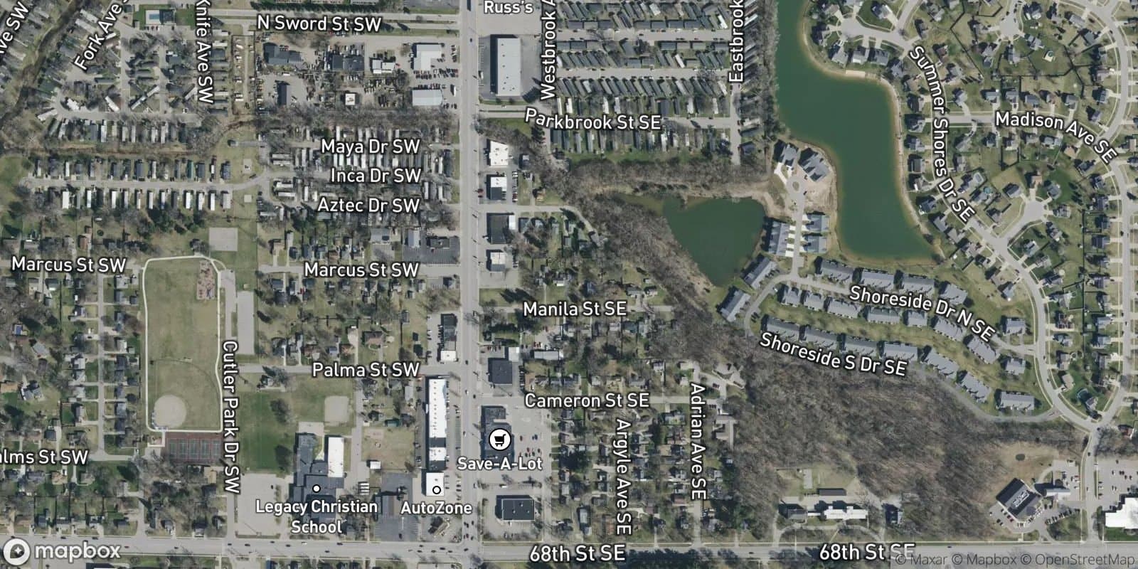 F.D. Cutler Plat No. 1 — satellite view