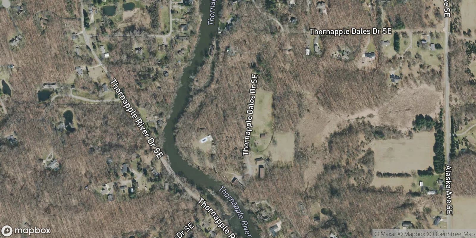 Thornapple Dales — satellite view