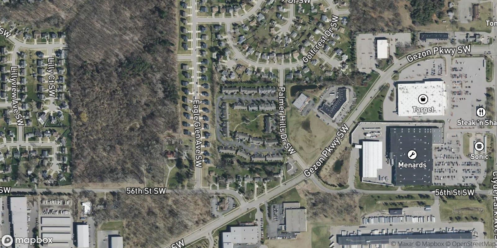 Palmer Hills Condominium — satellite view